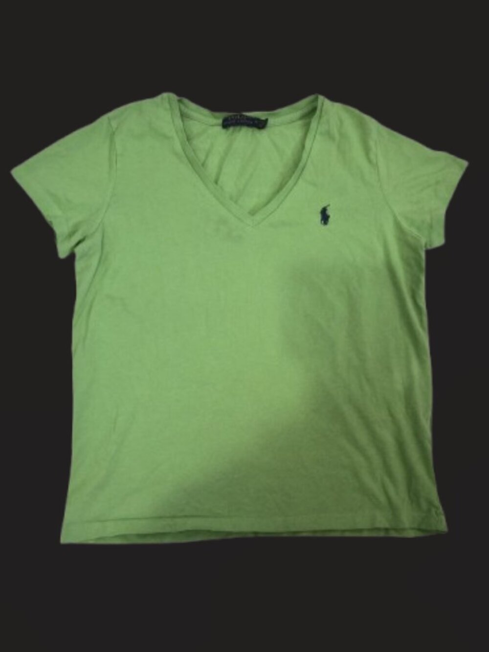 Polo Ralph Lauren V-Neck T-Shirt Bright Lime/Apple Green